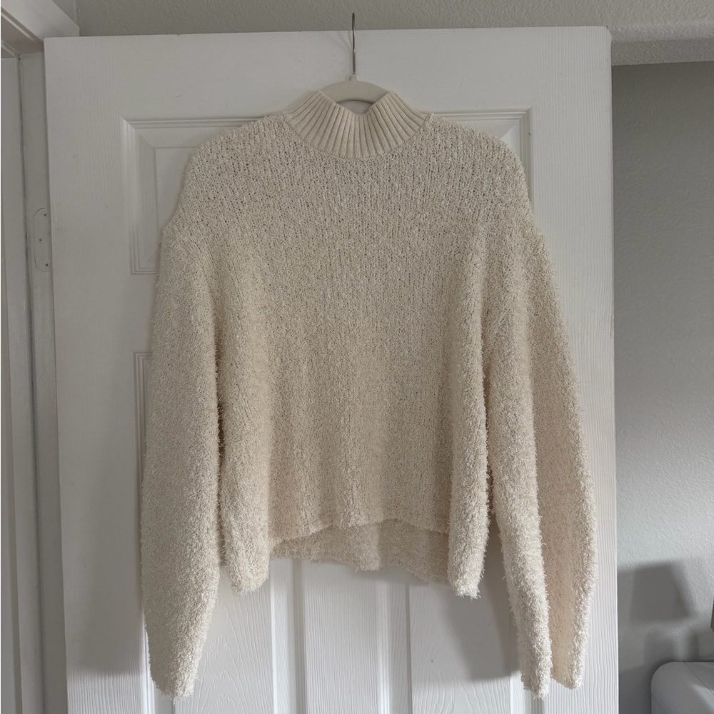 Zara Cream Turtleneck Sweater